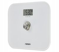 Waga łazienkowa elektroniczna RAVEN EW005X do 150kg Biała