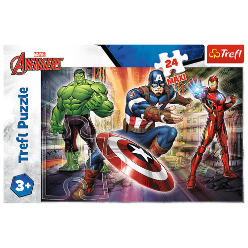 Puzzle - "24 Maxi" - W świecie Avengersów Trefl 14321 na Arena.pl