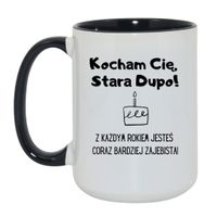 Duży Biało-Czarny 450 ml