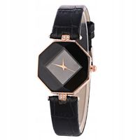 Zegarek DAMSKI Piękny MAŁY KWARCOWY CZARNY