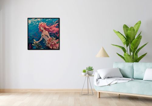 Plakat 70x70cm Nimfa Oceanu na Arena.pl