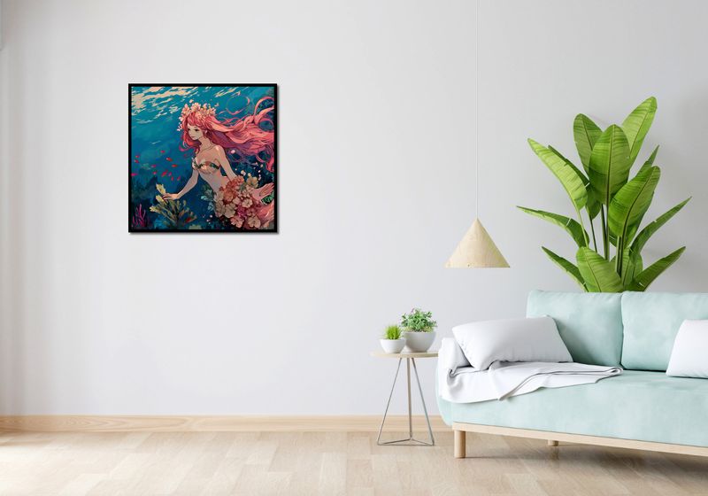 Plakat 70x70cm Nimfa Oceanu zdjęcie 4