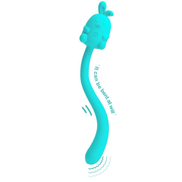 Cute Bunny, Flirting Stick, 7 Vibration Functions, Magnetic Usb Charging zdjęcie 3