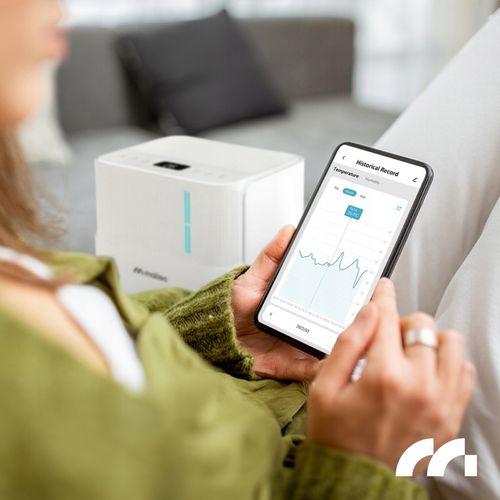 OSUSZACZ POWIETRZA POCHŁANIACZ WILGOCI CICHY WiFi TIMER HIGROSTAT na Arena.pl