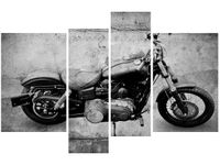 130CM 85 OBRAZ 4 ELEM HARLEY MÓJ ŚCIENNY