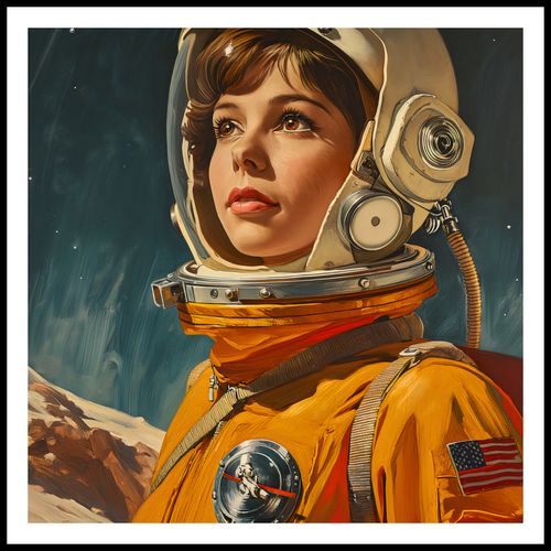 Plakat 70x70cm Pionierka Kosmosu na Arena.pl