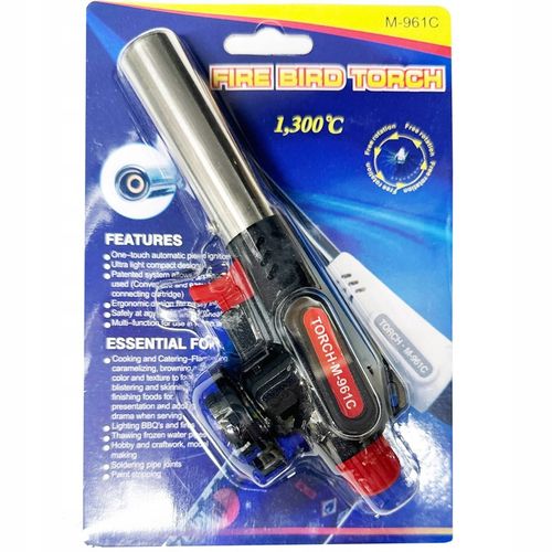 PALNIK GAZOWY TORCH M-961C + 4x NABÓJ KARTUSZ ALPEN CAMPING 400ml na Arena.pl