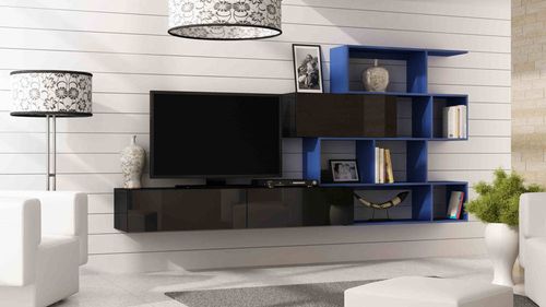 Vilalba półka niebieski mat na Arena.pl