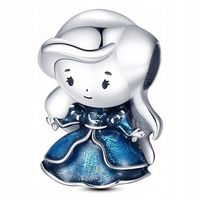 Zawieszka Srebro 925 Charms Koralik Disney Kopciuszek