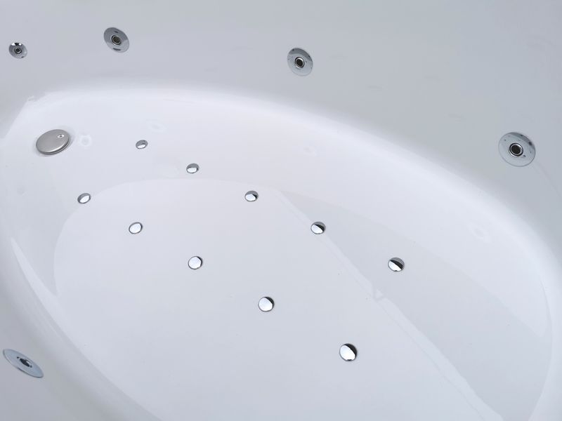 Narożna wanna spa z hydromasażem 145x95 lewa prawa jacuzzzi Polska zdjęcie 14