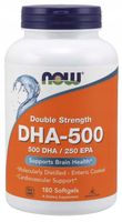 NOW FOODS DHA-500 180SG KWASY TŁUSZCZONE OMEGA-3