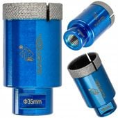 WIERTŁO DIAMENTOWE 35MM KORONKA DIAMENTOWA OTWORNICA M14 DO TWARDEGO GRESU