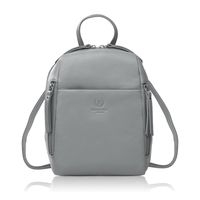 plecak damski skórzany miejski mały szary elegancki paolo peruzzi ay-26-gr