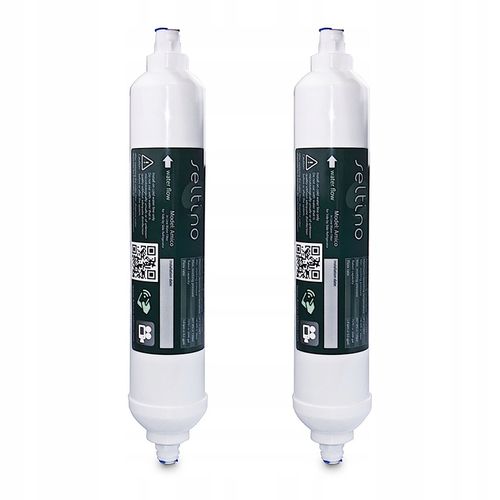 ZESTAW 2x zewnętrzny FILTR Wody Seltino do lodówek SIDE BY SIDE TOP JAKOŚĆ na Arena.pl