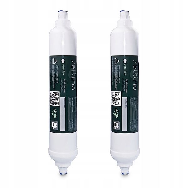 ZESTAW 2x zewnętrzny FILTR Wody Seltino do lodówek SIDE BY SIDE TOP JAKOŚĆ zdjęcie 2