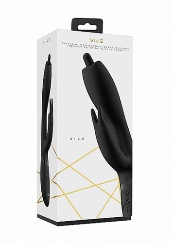nilo   pinpoint rotating g spot rabbit   black na Arena.pl