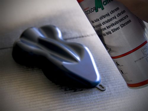 LAKIER DO FELG SREBRNY Z EFEKTEM CHROMU CHROM 0,4L na Arena.pl