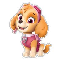 ND19_SRPP-001_6 Dekoracja cienna Psi Patrol - S