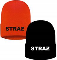 Czapka zimowa strażacka STRAŻ POŻARNA OSP twój własny haft