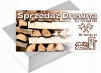 Wizytówki firmowe Foliowane 1000szt różne wzory SPRZEDAŻ DREWNA
