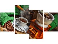 140CM 70 OBRAZ KAWA NATURALNA ŚCIENNY