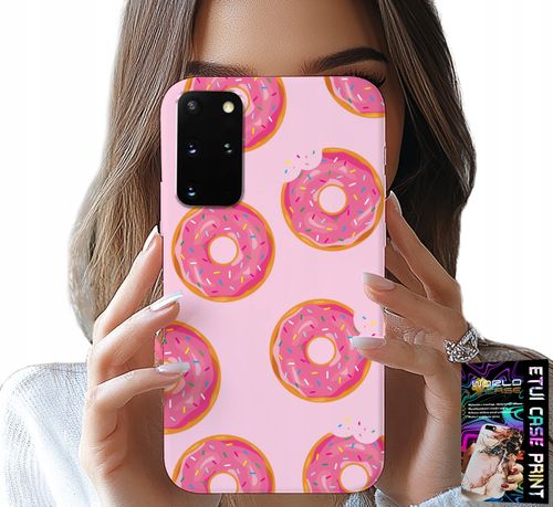ETUI DO SAMSUNG GALAXY S20 PLUS - WZÓR Z PĄCZKAMI DONATAMI POLEWĄ CUKROWĄ na Arena.pl