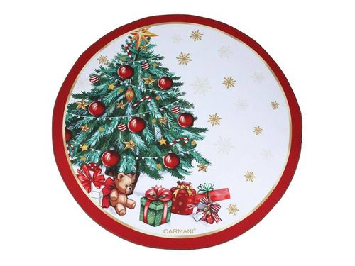 Podkładka na stół okrągła - Dekoracja świąteczna (CARMANI) na Arena.pl