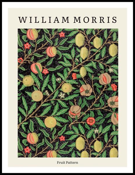 Plakat 60x80cm Design Fruit Pattern, Morris Vintage do Salonu zdjęcie 3