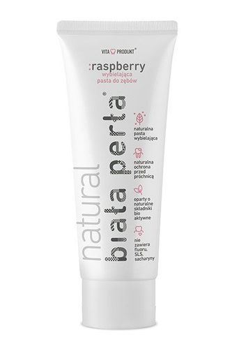 Biała Perła Natural Raspberry Pasta do zębów 75ml na Arena.pl