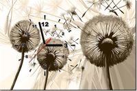 60CM 40CM ZEGAR OBRAZ DMUCHAWCE BRĄZIE DRUK PŁÓTNO RAMA