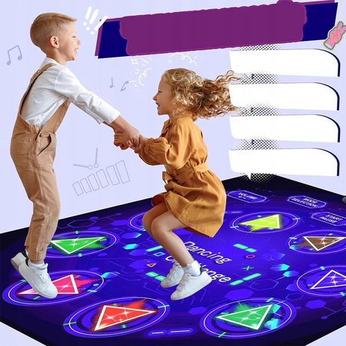 MATA DO TAŃCZENIA MUZYCZNA DLA DZIECI FUNKCJA BLUETOOTH ANTYPOŚLIZGOWY na Arena.pl
