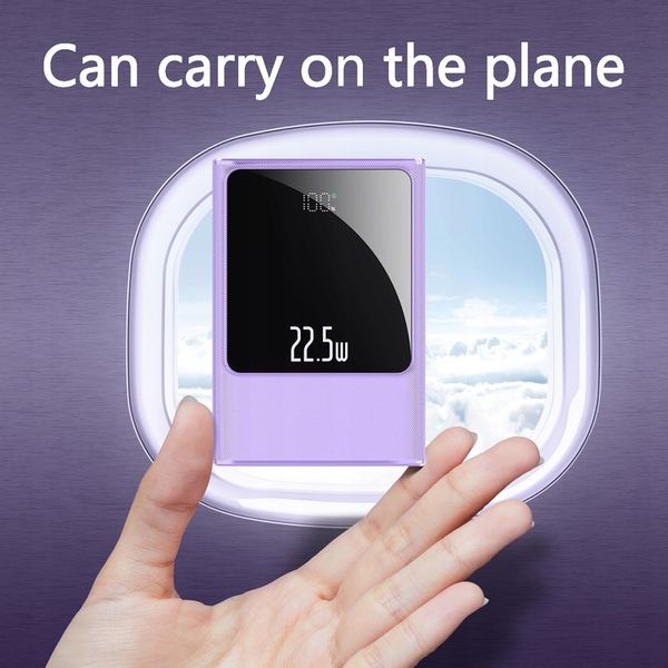 POWERBANK 10000MAH MOCNA SZYBKA ŁADOWARKA 22,5W 2XUSB A/USB-C WYŚWIETLACZ L zdjęcie 9