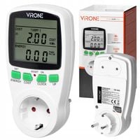 Watomierz Miernik Licznik Zużycia Energii Poboru Prądu SCHUKO