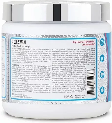 SteelFit Suplement spalanie tłuszczu przedtreningowy zdjęcie 2