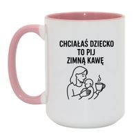 Duży Biało-Różowy 450 ml