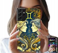 ETUI DO SAMSUNG GALAXY S21 Ultra - ZNAK ZODIAKU, BLIŹNIĘTA ASTRONOMIA CASE