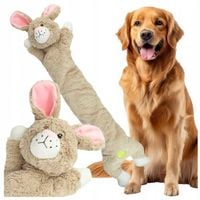 DUŻA ZABAWKA DLA PSA XXXL INTERAKTYWNA MEGA MOCNA długa piszczy i szeleści