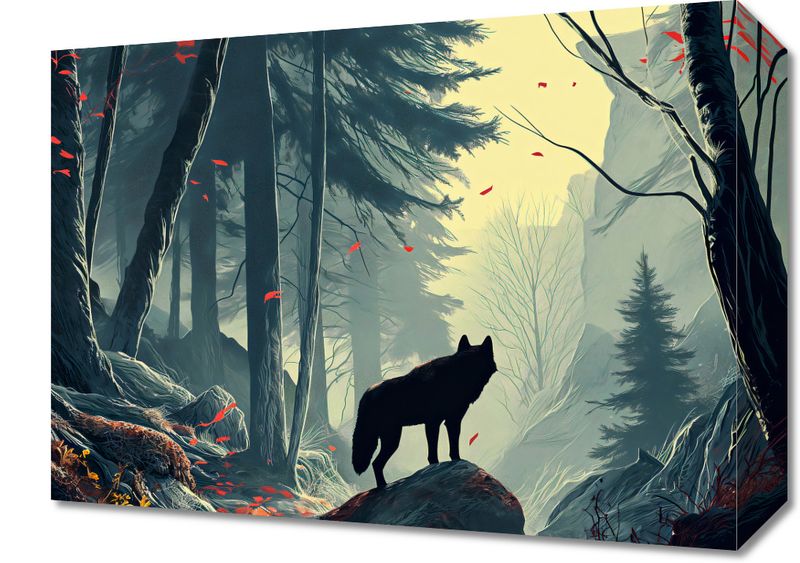 Obraz 40x30cm Leśne Echa zdjęcie 1