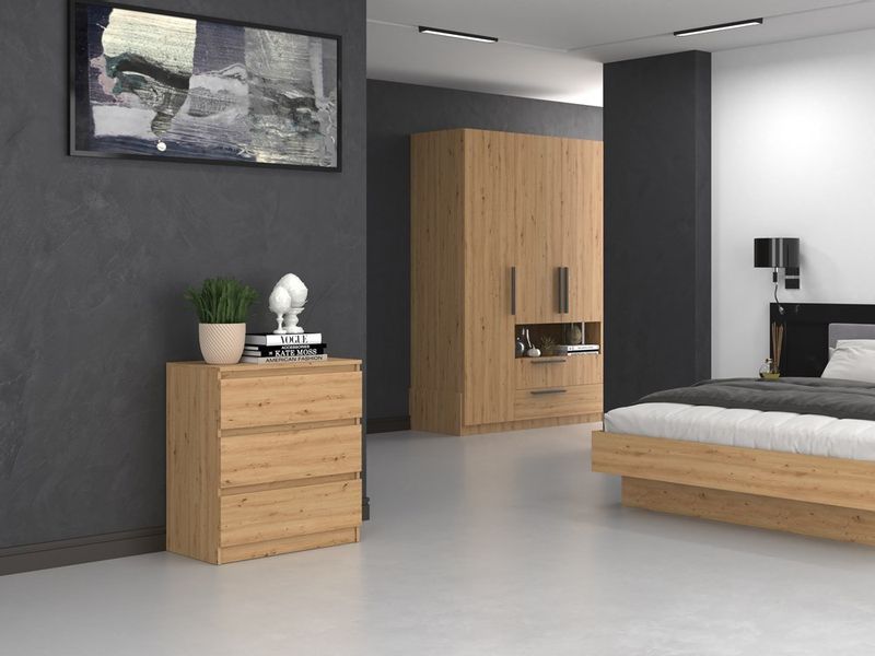 KOMODA MALWA M3 70 - DĄB ARTISAN zdjęcie 6