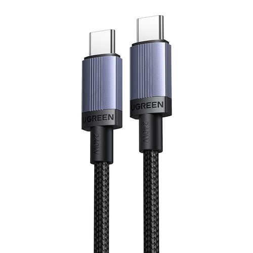 kabel usb-c do usb-c ugreen l528, 100 w, 0.5m (szary) na Arena.pl