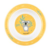 CANPOL Miseczka z melaminy z przyssawką 270ml żółta