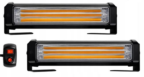 Lampa Stroboskop LED w Atrapę Auto Laweta 12V 24V Pilot 19-Trybów Mocna na Arena.pl