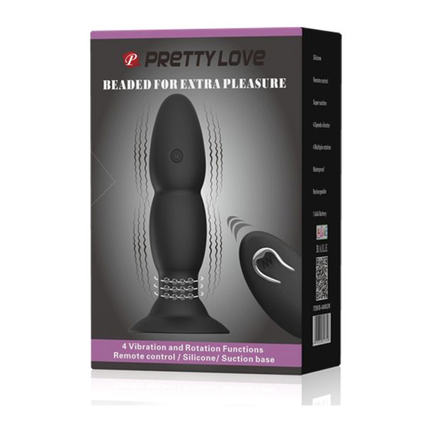 pretty love   beaded for extra pleasure 4 vibrations & rotations zdjęcie 9