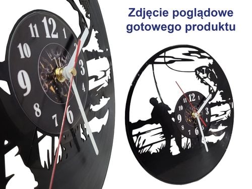 Zegar ścienny z płyty winylowej Abstrakcja 1765.14 na Arena.pl