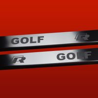 Listwa progowa VOLKSWAGEN GOLF MK7 GOLF R Stal nierdzewna 304 mat 2szt