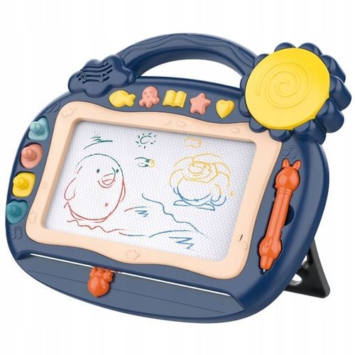 ZNIKOPIS TABLICA MAGNETYCZNA RYSOWANIA PISANIA STEMPELKI DLA DZIECI WOOPIE na Arena.pl