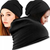 CZAPKA DRESOWA SMERFETKA BEANIE LEKKA JESIEŃ ZIMA PRZEJŚCIOWA MIĘKKA