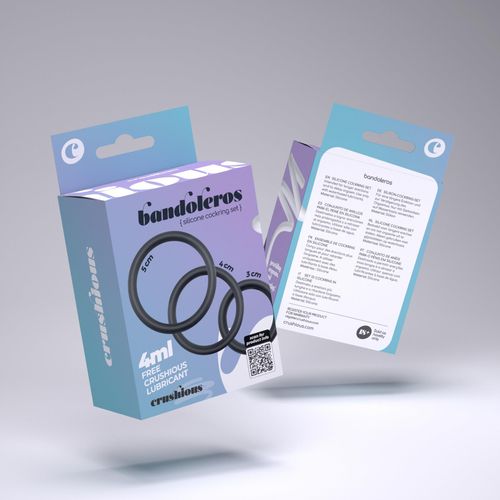 crushious bandoleros silicone penis ring set na Arena.pl