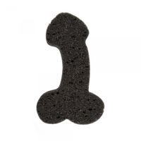 zabawka   bath sponge penis   19cm black