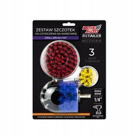 MOJE AUTO - DETAILER ZESTAW SZCZOTEK 3SZT
